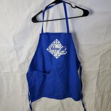 Kroger Apron Adult OS Blue Employee Uniform Logo One Pocket Grocery Worker