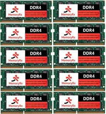  LOT OF 10 32GB DDR4 3200MHz PC4-25600 1.2V 2RX8 260PIN SO-DIMM MEMORY RAM