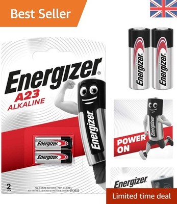 2er Pack A23 Miniatur Alkaline Batterien - zuverlässige 12V Stromquelle