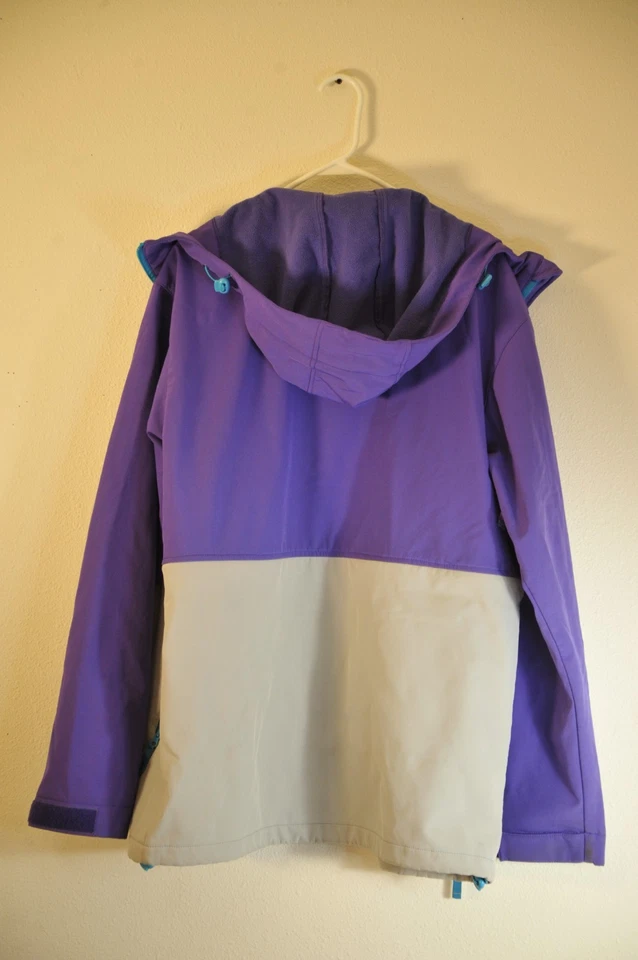 Chaqueta de snowboard Neff Daily Soft Shell para hombre talla grande púrpura gris Foto 3 de 4