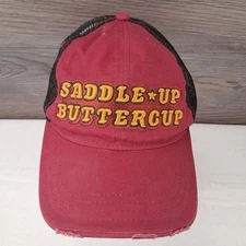 Miranda Lambert Saddle Up Buttercup Distressed Hat Snapback Cap Hat w/ Mesh Back