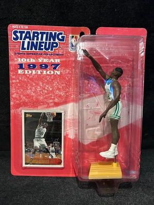 #ad #ad 1997 NBA Starting Lineup Antoine Walker Boston Celtics Action Figure NIP Sealed $13.99