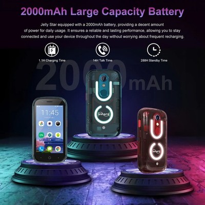 Global Version Unihertz Jelly Star 3.0'' Mini Phone Android 13 NFC