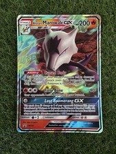 ULTRA RARE Alolan Marowak GX SM Black Star Promo SM187 Holo Pokemon TCG - MP
