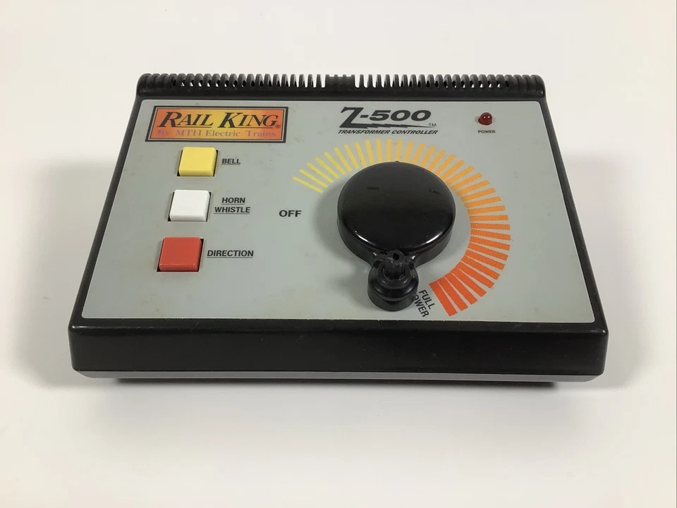 MTH/RailKing Z-500 Controller - WORKS GREAT - MISSING KNOB - NO POWER SUPPLY - Foto 2 de 4