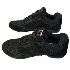 Dance Shoes Black Mesh Sneakers Unisex USA 8.5 Low Profile VFSN012 Very Fine