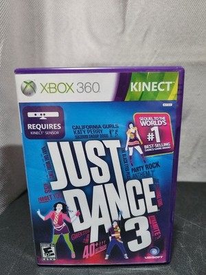 Just Dance 3 (Microsoft Xbox 360, 2011) Complete With Manual