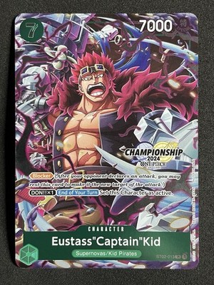 Eustass''Captain''Kid 2024 Championship Celebration Pack One Piece Promo (W2)