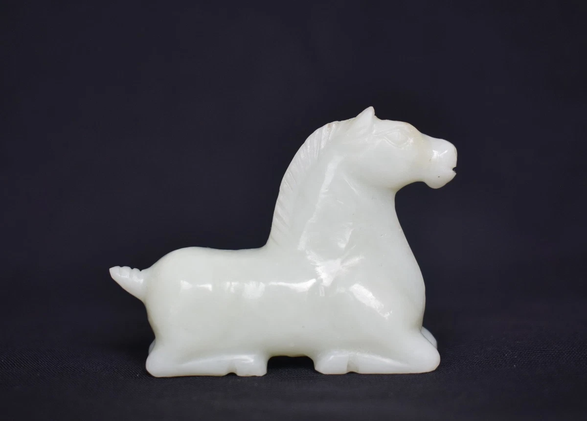 马白玉中国风雕像、雕像| eBay