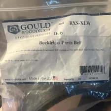Gould and Goodrich Buckleless Pants/ Inner Duty Belt 46-50” Hook And Loop Close