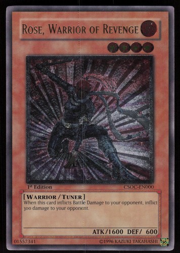 Rose, Warrior of Revenge [Ultimate Rare 1st Edition] CSOC-EN000 YuGiOh Crossroads of Chaos card