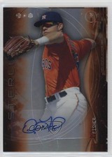 2014 Bowman Sterling Prospect Orange Refractor 65/75 Derek Fisher Auto c5b