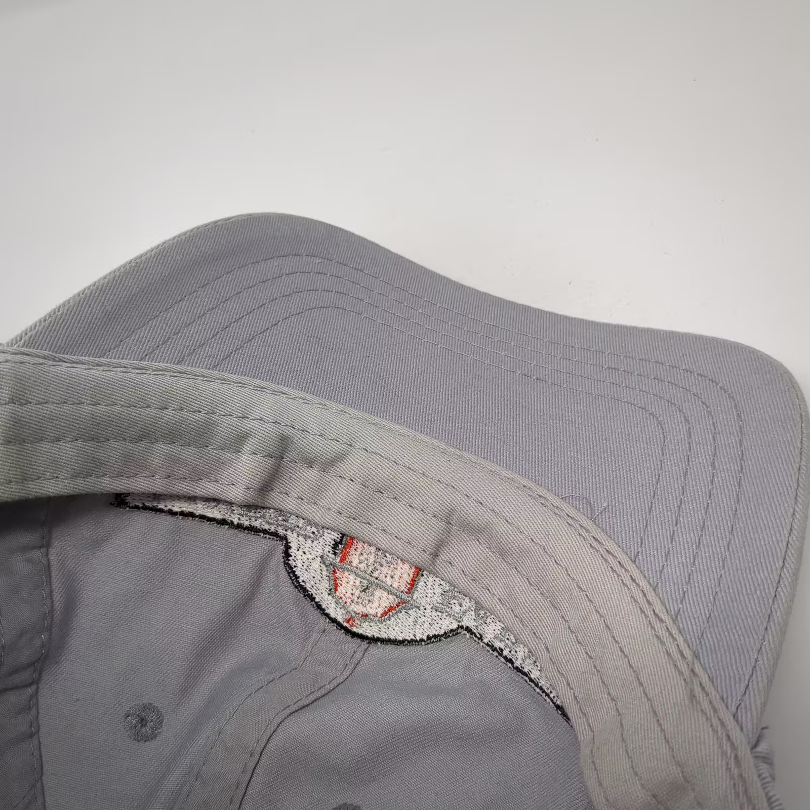 Gray Black Baseball Cap Hat OS Strapback Adjustab… - image 8