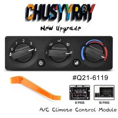 NEW A/C Climate Control Module Panel Replacement Q21-6119 For Peterbilt Truck