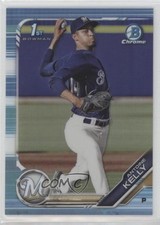 2019 Bowman Draft Chrome Sky Blue Refractor Antoine Kelly #BDC-36 02l6