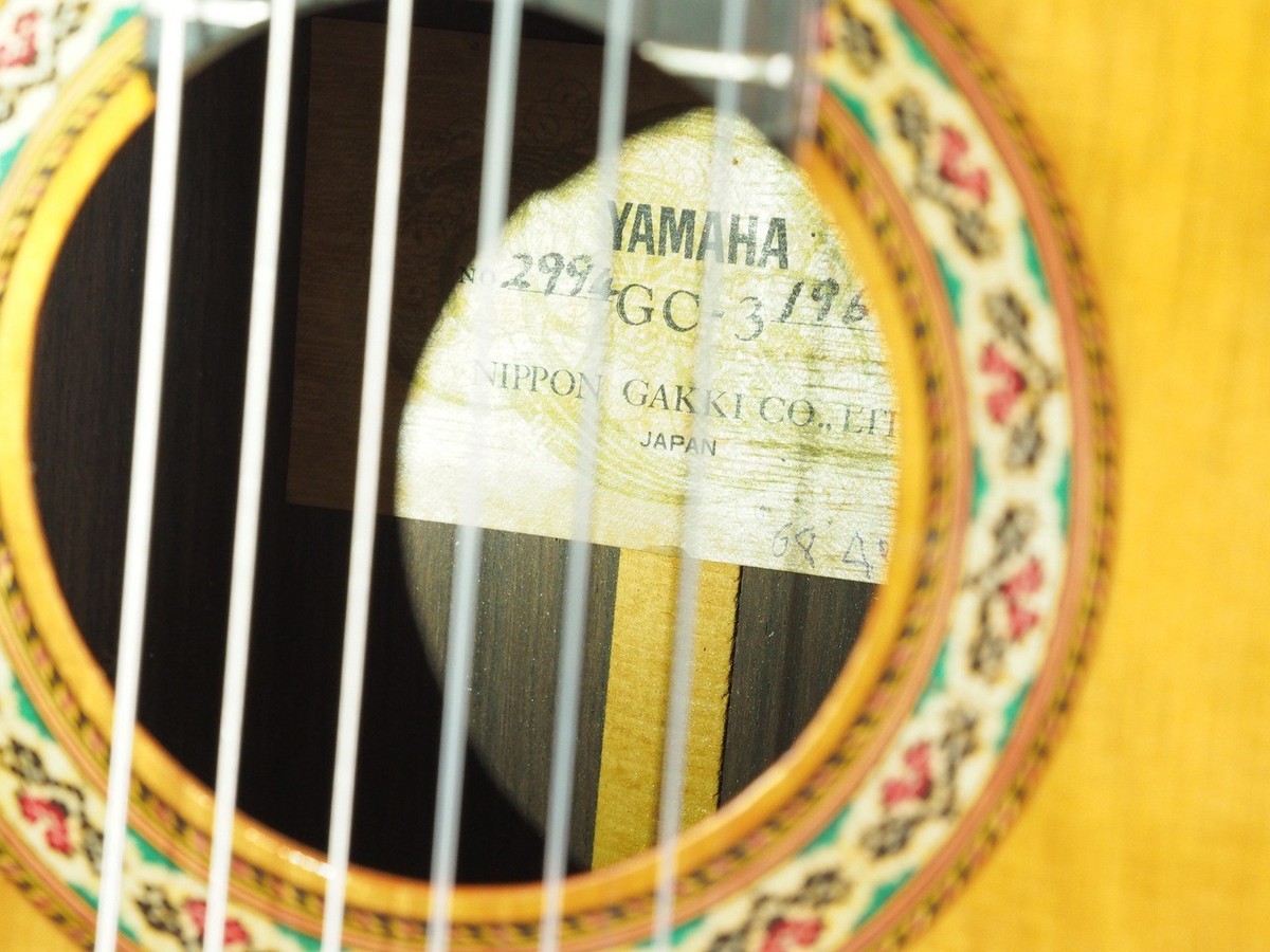 【中古】 Instruments Classical 3 Yamaha GC-3 1960S Grand Concert Classical Acoustic Guitar