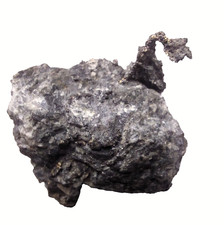 Silber, gediegen Argentit von der Imiter Mine in Marokko