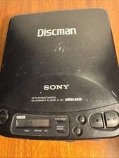 Sony Discman D-121 Discman CD Compact Disc Player For Parts or Repair