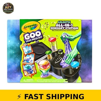 Crayola Goo All-in-1 Sensory Station - Galactic Slime Kit for Kids