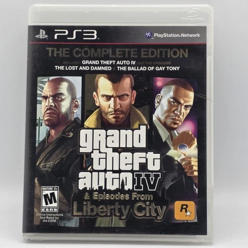 Grand Theft Auto IV Complete Edition PS3 PlayStation 3 Complete CIB + Map