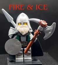 LEGO Castle Kingdoms Knight King Viking Warrior Minifigure Axe Spear 21358 D D