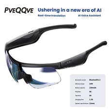 AI Sunglasses with Polarized Lens,Bluetooth HiFi Audio Glasses for Sport/cycling