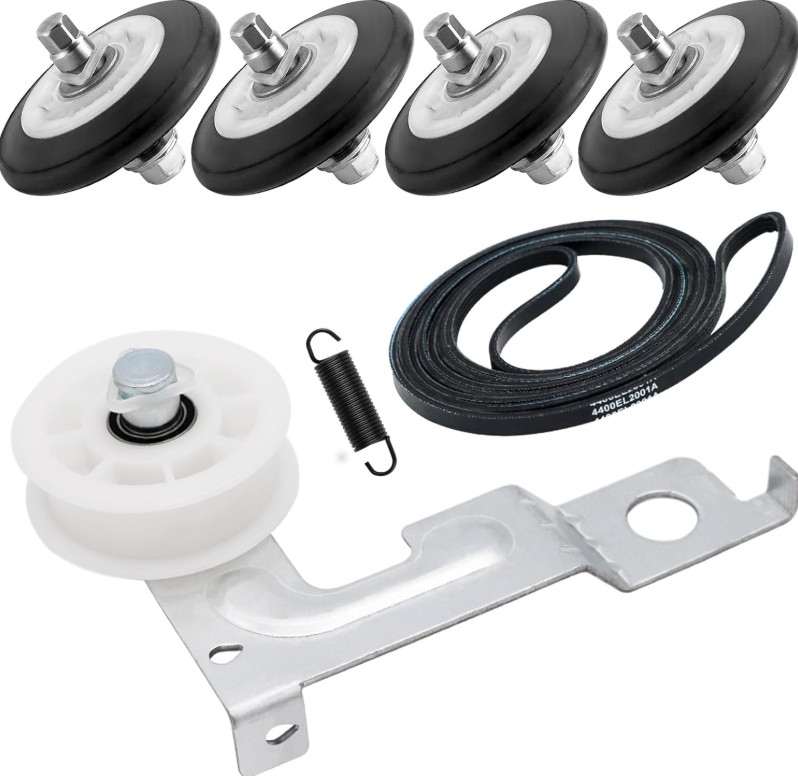 Dryer Drum Roller Pulley Belt For Kenmore 796.80272900 796.90272900 796.81583410