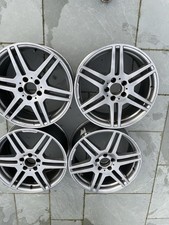 MERCEDES C / E  CLASS AMG  18" STAGGERED ALLOY WHEELS A2074011302 A2074011402