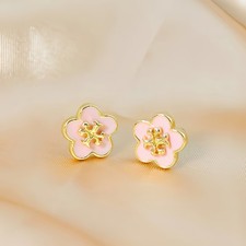 2026 Tory Burch Porcelain Flower Earrings  TB Serie
