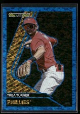 2023 Topps Update #BG-22 Trea Turner Topps Black Gold Blue