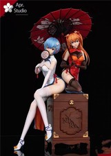 Apr.Studio Asuka Langley Shikinami Rei Ayanami Garage Kit Statue Painted Complet