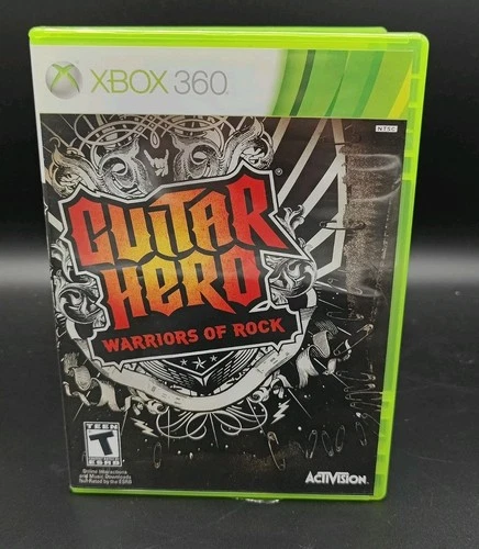 MINT Guitar Hero: Warriors of Rock (Microsoft Xbox 360, 2010) CIB Complete