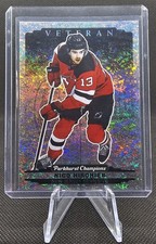 2022-23 Upper Deck Parkhurst Champions Speckled Nico Hischier #55 NJ Devils