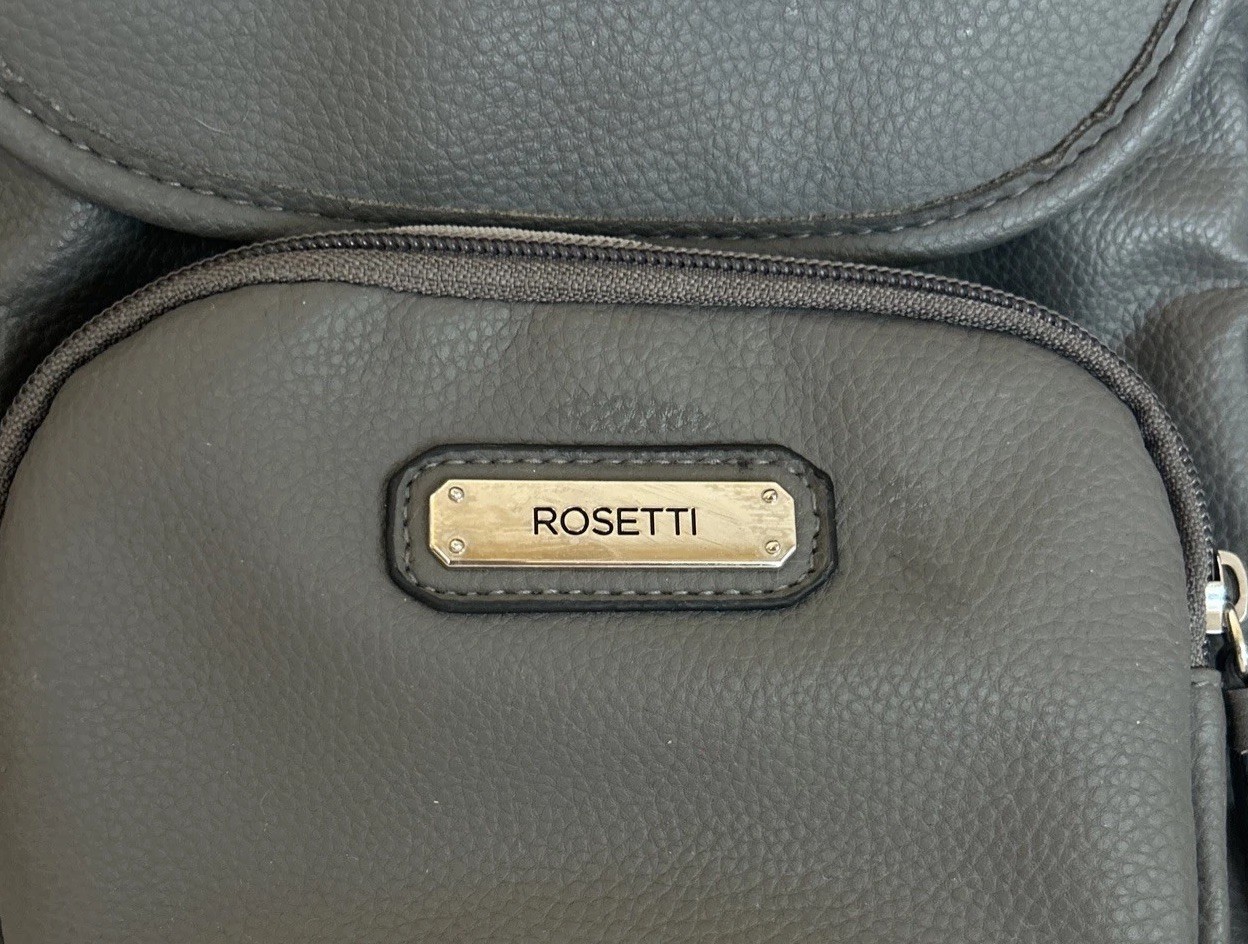 ROSETTI MINI BACKPACK, Dark Gray grey EUC - image 2