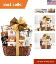 Gourmet Gift Basket Gift for Families College Students Appreciation Thank You...