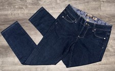 Paige Skyline Skinny Jeans Womens Size 25 Mid Rise Blue Soft Stretch Made In USA