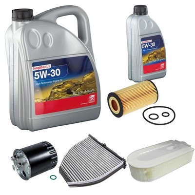 FEBI Inspektionspaket 6L Longlife Plus 5W-30 für Mercedes-Benz C-Klasse T-Model