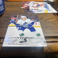2025-26 UD Series 2 Braeden Cootes RC Young Guns #497 Canucks Fire Sale!