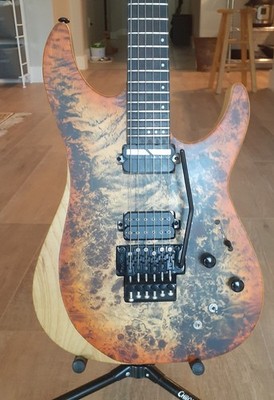 Schecter Guitar Research Reaper6 FR S Infernoburst w/hard case
