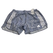 adidas Own The Run 3 Stripes 5 shorts Size L Blue