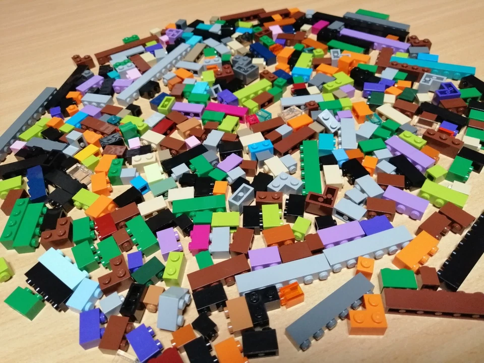 LEGO MINECRAFT Großes Konvolut Basicsteine einreihige Steine Stangen Bricks - Bild 2 von 4