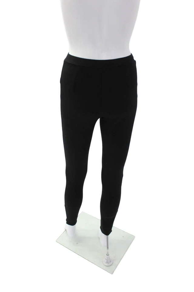 Pantalones negros Generation Love para mujer cintura alta marinero botón talla XS Foto 3 de 4