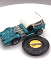Vintage Hot Wheels Redline Mutt Mobile Aqua Blue 1970 With Dogs Cage Hong Kong