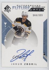 2018-19 SP Authentic Auto Future Watch 944/999 Jakub Zboril #217 Auto 10ou