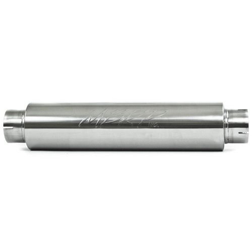 MBRP Fits Universal Quiet Tone Muffler 4in Inlet/Outlet 24in Body 6in ...