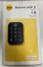 Yale Assure Lock 2 Touch Deadbolt, Black Suede Keyless Lock w/ Wi-Fi