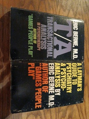 2 Book 73' Eric Berne MD Transactional Analysis In Psychotherapy & Games People 