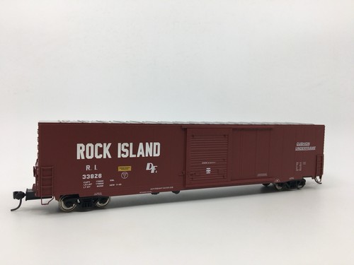 HO Atlas Rock Island 60’ ACF Autoteile Boxcar RI #33826 Metallräder | Zustand: Used