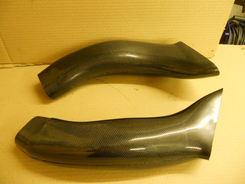 SUZUKI GSXR 600 750 K1 K2 K3 REAL CARBON AIR TUBES / INTAKES / DUCTS £99.99