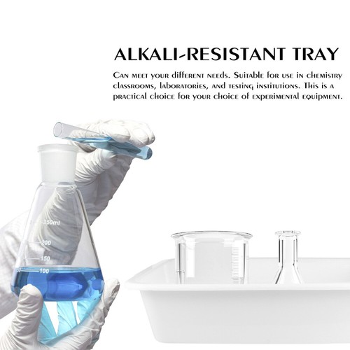 3 PCS Reagent Tray Chemical Supplies Laboratory Tool